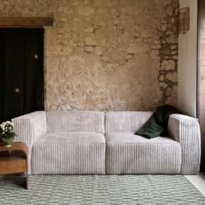 Canapé écru 3,5 places