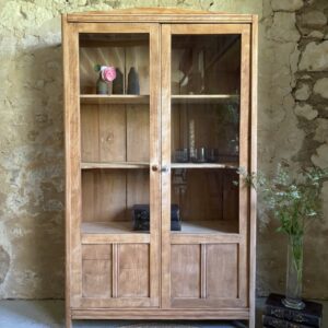 Armoirette vitrée deux portes