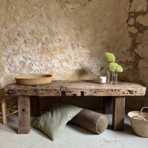 Table basse établi