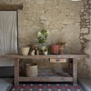 Etabli avec un tiroir et une étagère basse