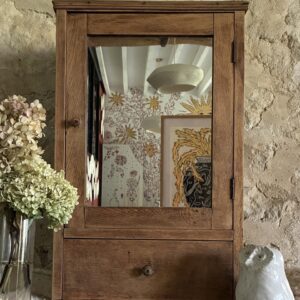 Armoire à pharmacie bois brut