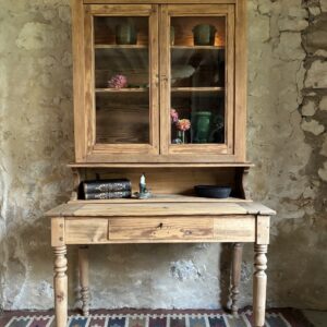 Bureau deux-deux corps haut vitré