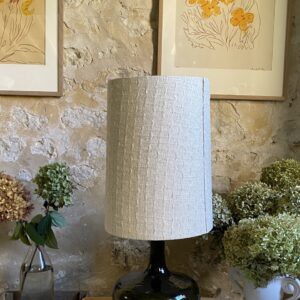 Lampe pied en verre